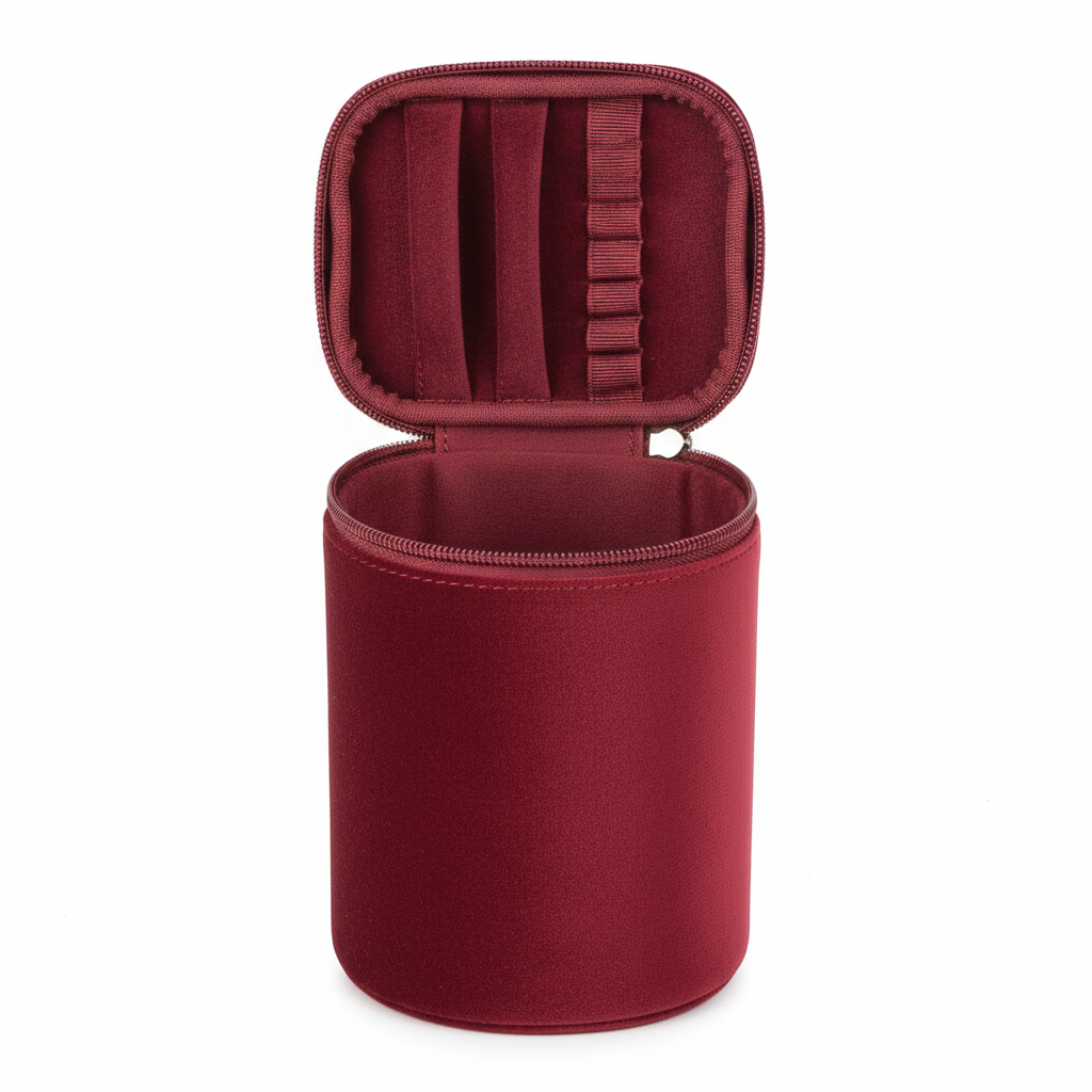 Brush Holder Cosmetic Case - closed view