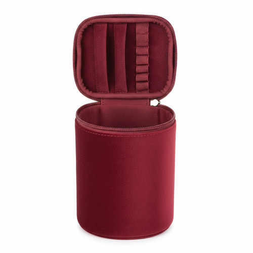 Brush Holder Cosmetic Case - closed view