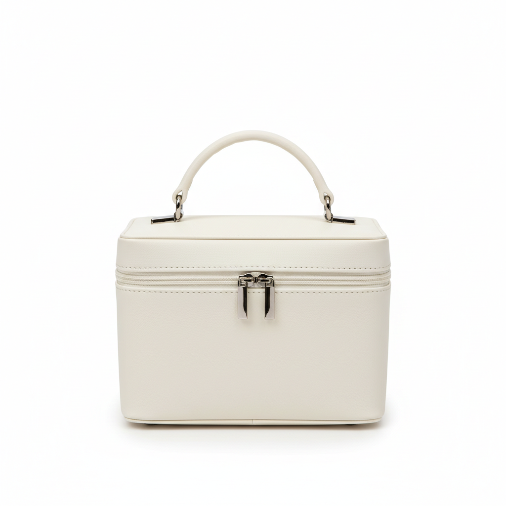 Structured Cosmetic Vanity Case - closed view