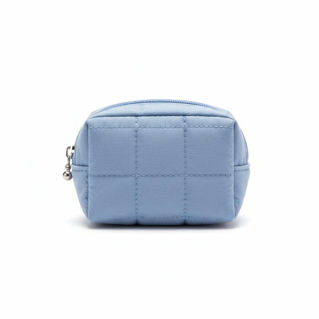 Mini Cosmetic Pouch Case - closed view
