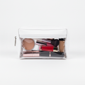 Clear Window Cosmetic Case - closed view showing transparent panel