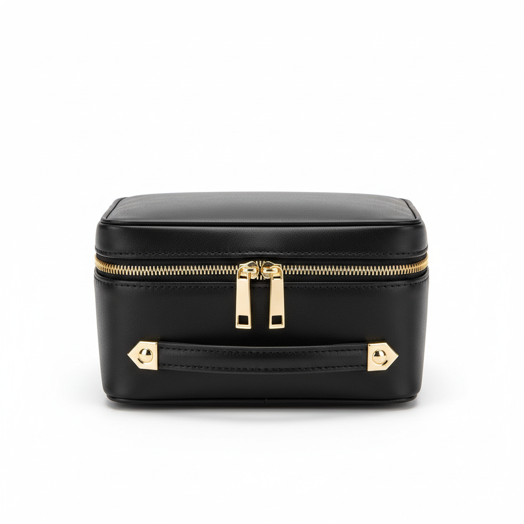 Luxury Cosmetic Travel Case - closed view