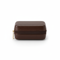Leather-Style Pill Organizer Case - closed view
