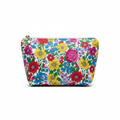 Floral Print Cosmetic Case - closed view