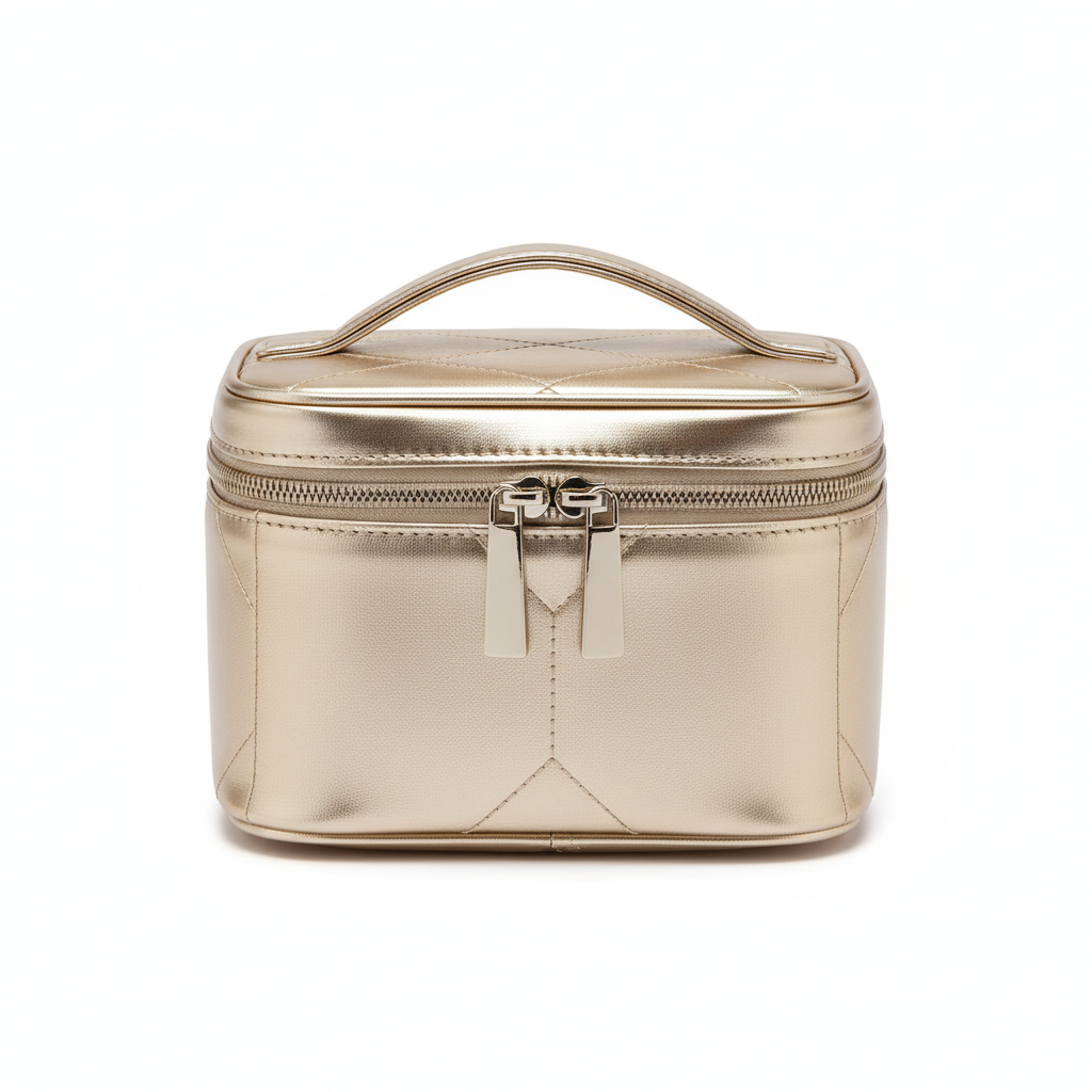 Deluxe Cosmetic Travel Case - closed view